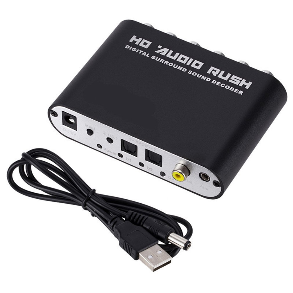 Surround Sound Decoder - Convertisseur de décodeur Audio numérique 5.1