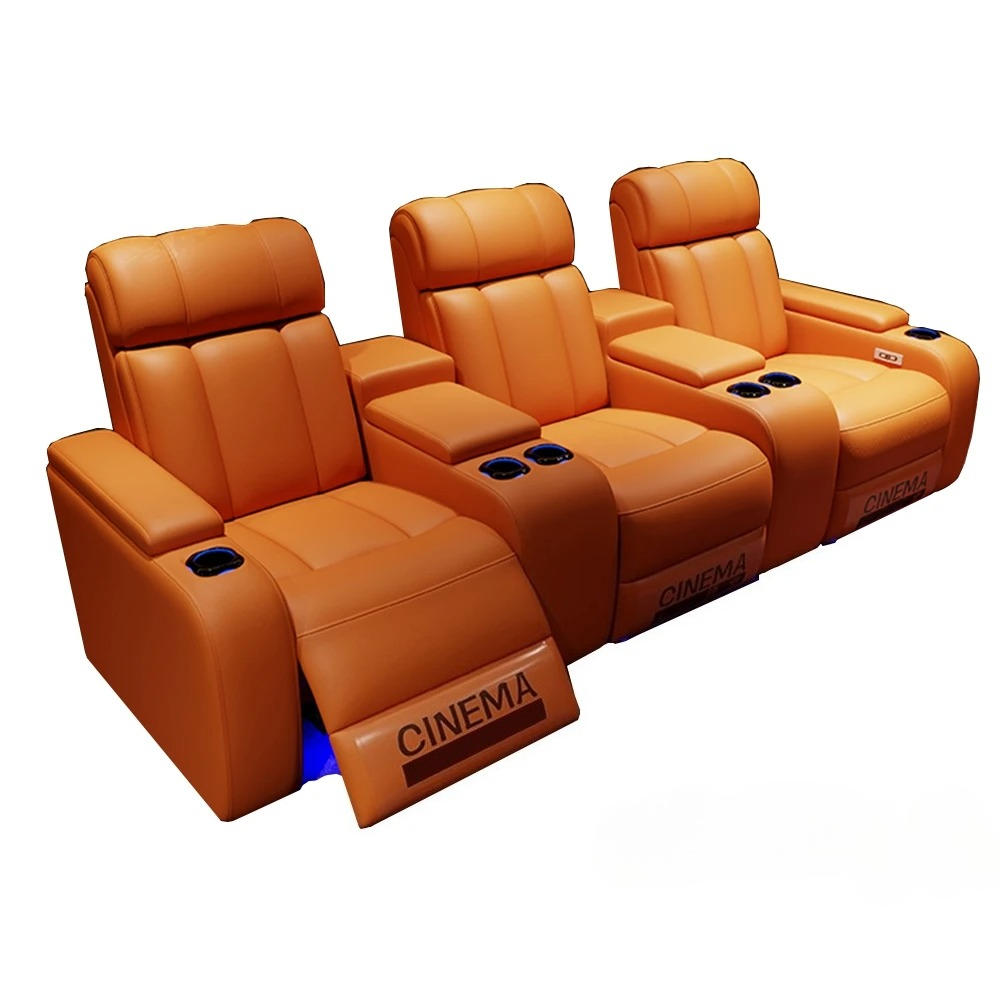 Home Cinema Chairs - Chaises de cinéma inclinables électriques de