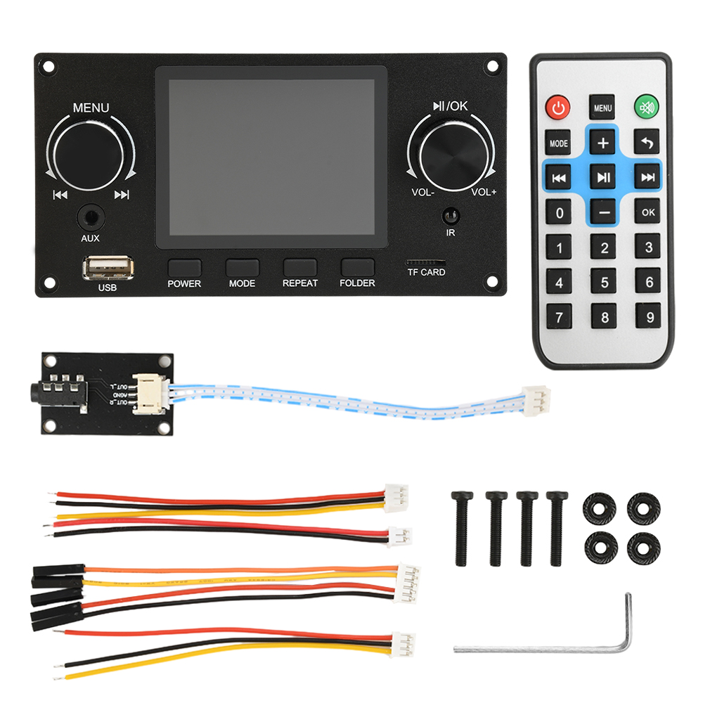 Surround Sound Decoder - Écran couleur TFT 2.8 pouces, Bluetooth,