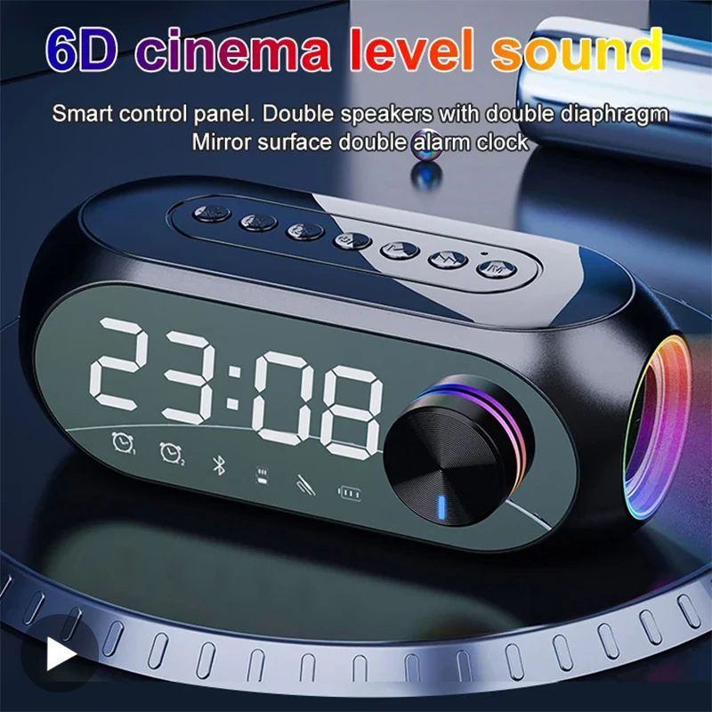 Home Cinema Chairs - Réveil Radio FM Bluetooth haut-parleur caisson