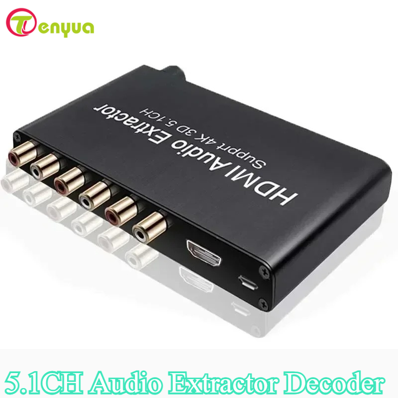 Surround Sound Decoder - Décodeur d'extracteur Audio 4K 3D 5.1