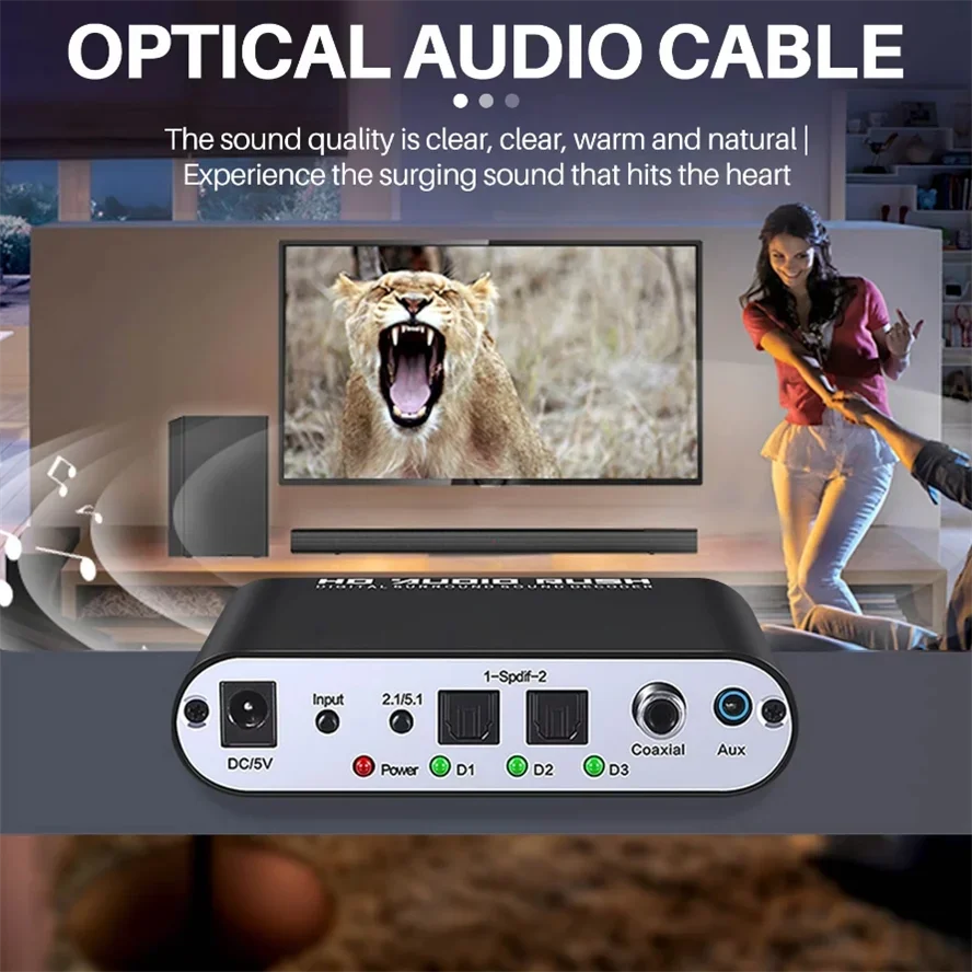 Décodeur audio numérique vers  - Surround Sound Decoder avis et prix