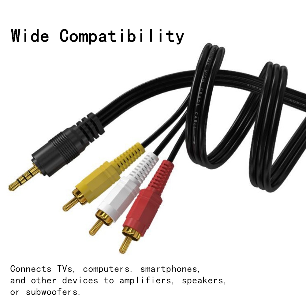 Câble Audio-vidéo RCA 3.5mm à  - Home Cinema Solution avis et prix