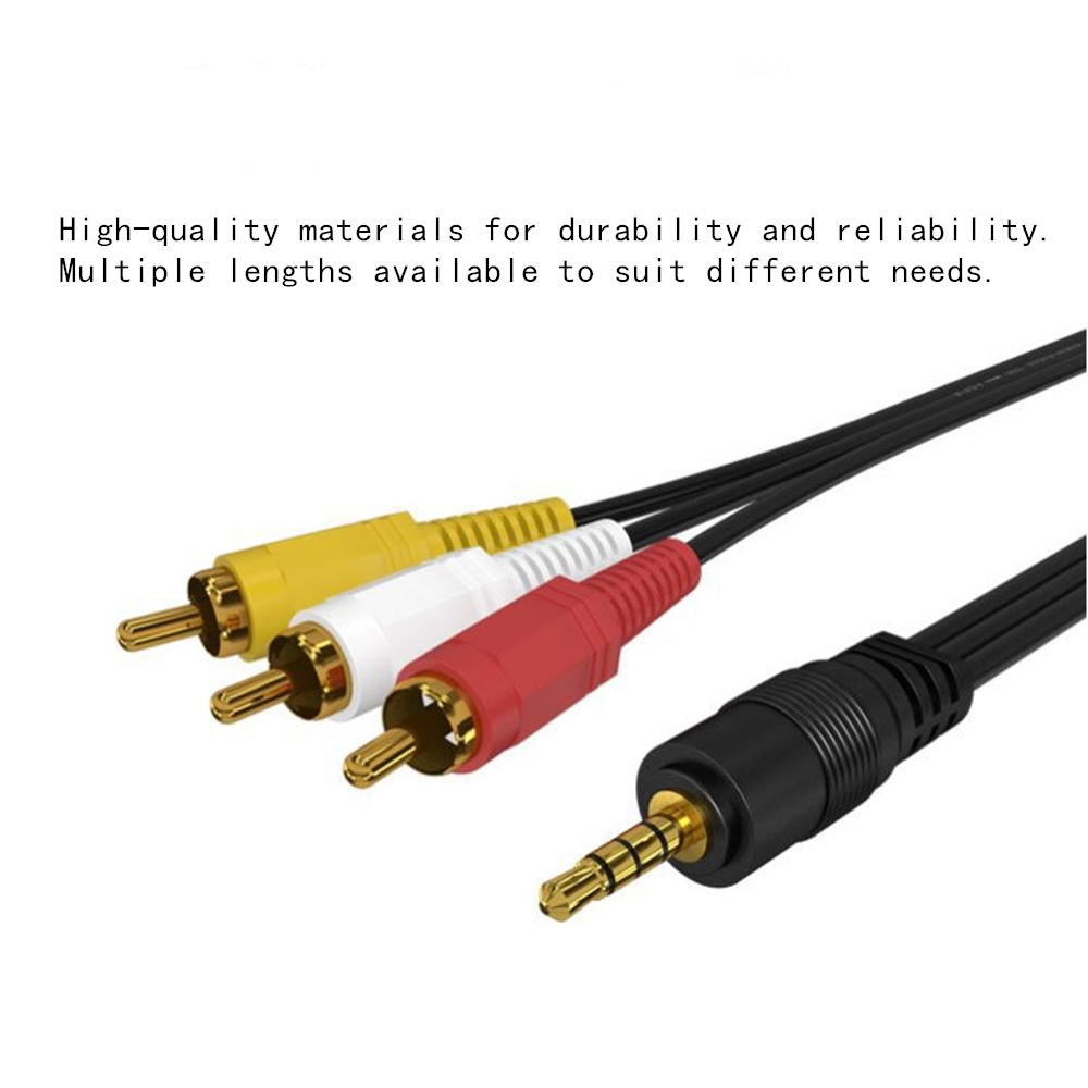 Câble Audio-vidéo RCA 3.5mm à  - Home Cinema Solution avis et prix
