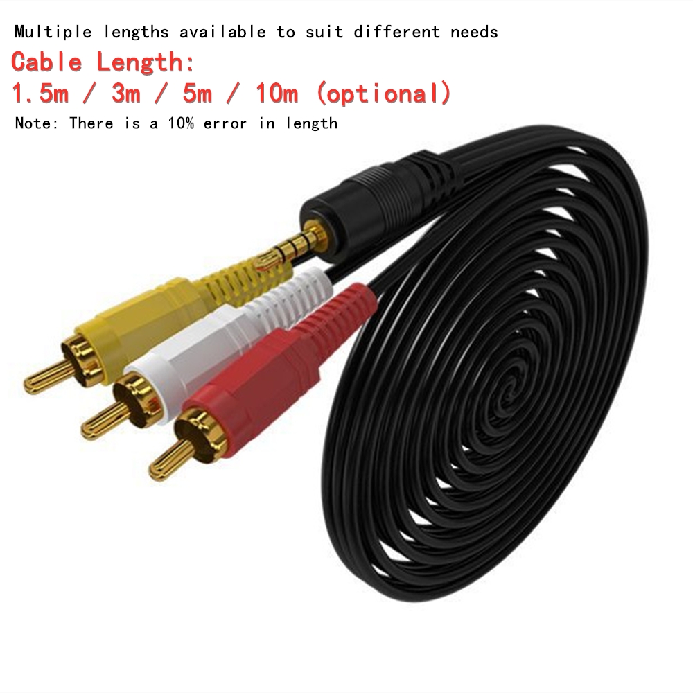 Câble Audio-vidéo RCA 3.5mm à  - Home Cinema Solution avis et prix