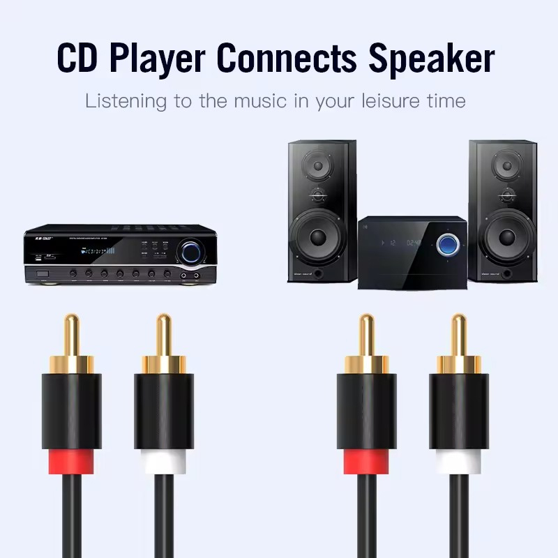 Câble RCA stéréo HIFI 2RCA ver - Home Cinema Solution avis et prix