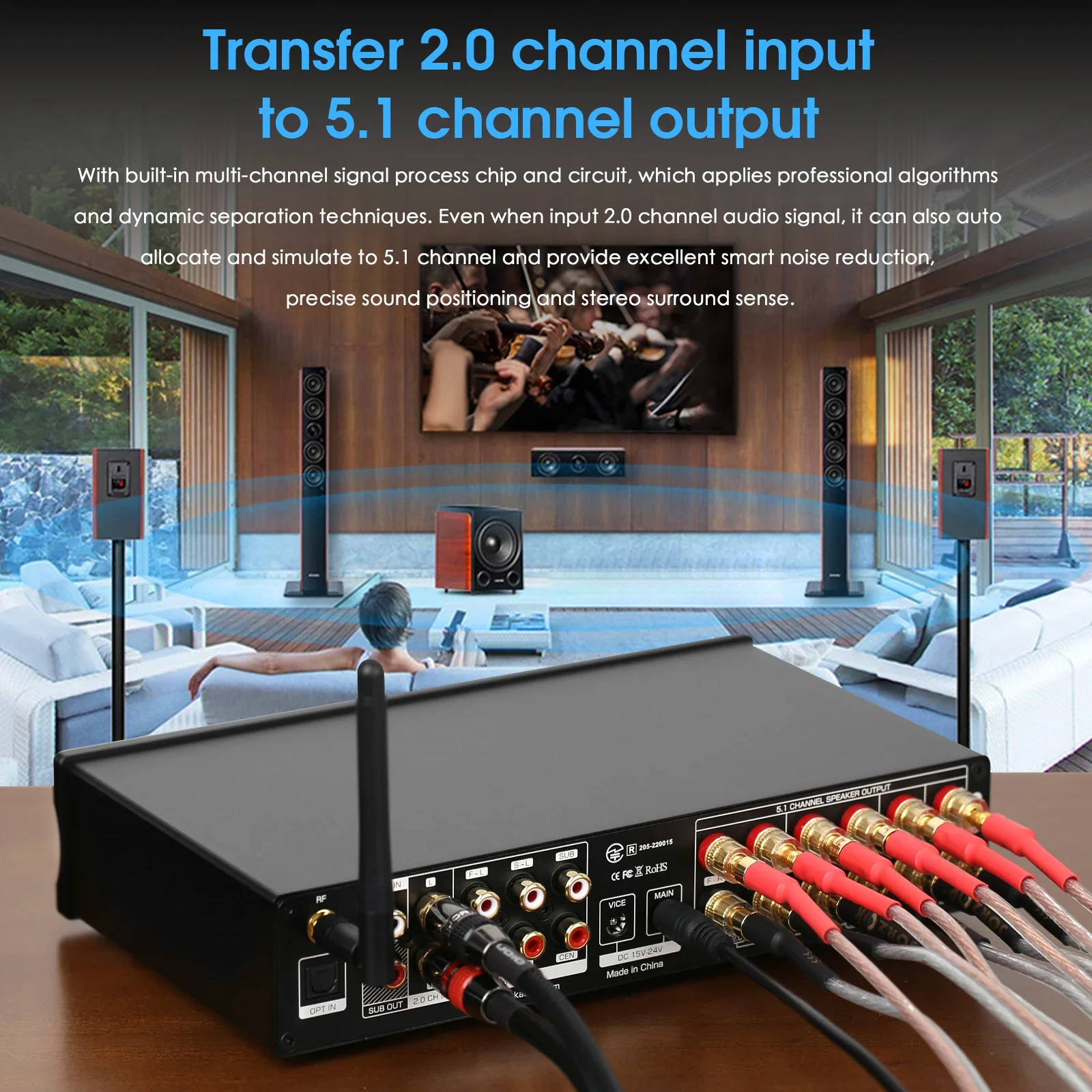 Douk Audio 5.1 canaux amplific - Home Cinema Solution avis et prix