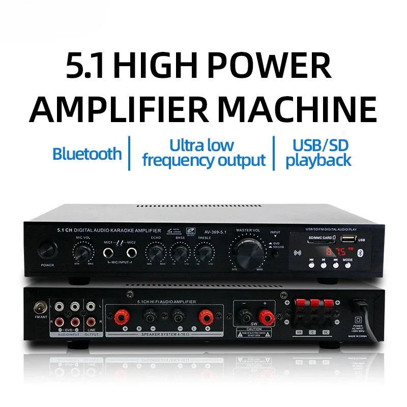 AV-369BT Bluetooth 5.1 amplifi - Home Cinema Solution avis et prix